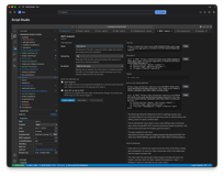 The endpoint configuration screen: settings on the left, and the address, example call and token status on the right.