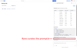 Rovo curated prompts