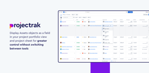 Projectrak’s Atlassian Asset field allows you to manage project related resources avoiding tooling silos