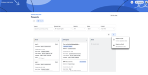 Export request