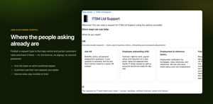 The Fulfilra band in the Jira Service Management help centre. Portal customers raise and track the request types an admin published, with no Jira licence and no second password.