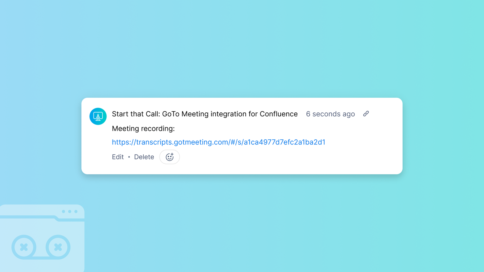 Have meeting artifacts attached automatically