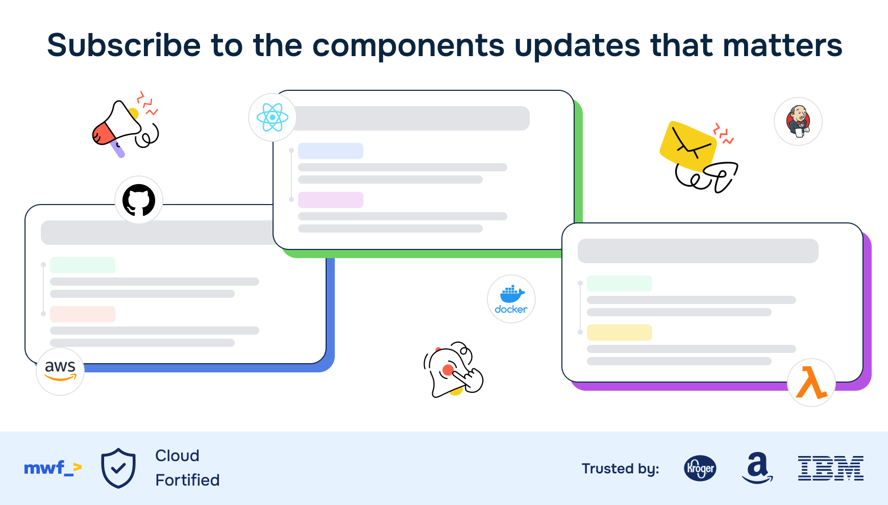 Be alerted to the updates that matter to you.