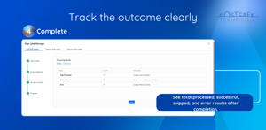 Track the outcome clearly
