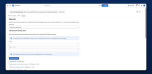 Words and reading time across the site, longest page first. Every report exports to CSV.