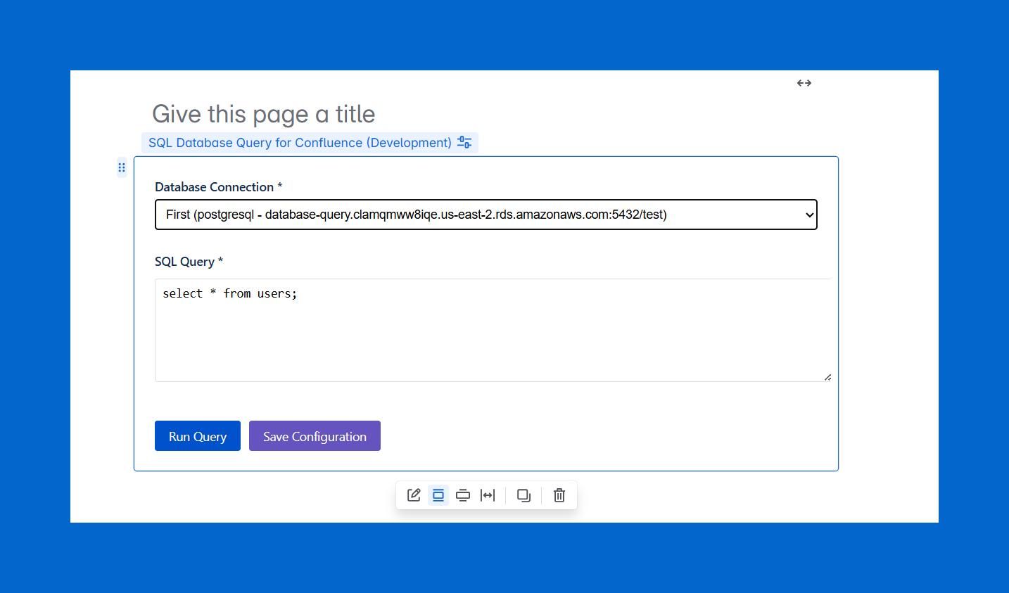 Preview and debug the query