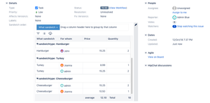 Grid columns grouping on Jira Server