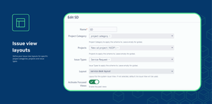 Assign different layouts to different projects, project categories or issue types
