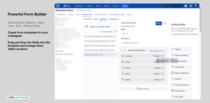 Create form templates for your colleagues. Drag and drop the fields into the template and arrange them within sections