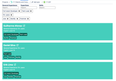 Search by years of experience, skills and expertise. Easy peasy!