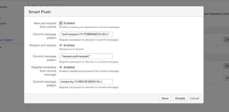 Enable Smart Push hook in a repository
