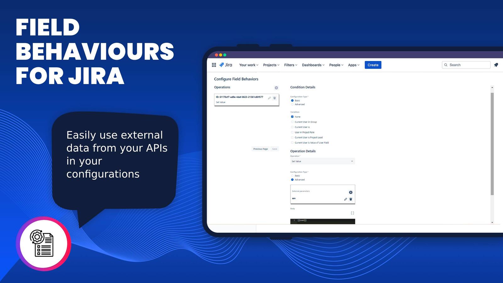 Easily use data from your APIs in configurations