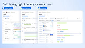 Monitor changes on the issue panel for free. View filtered history for a single Jira work item