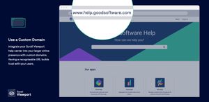 Integrate your Scroll Viewport help center into your larger online presence with custom domains. Having a recognisable URL builds trust with your users.