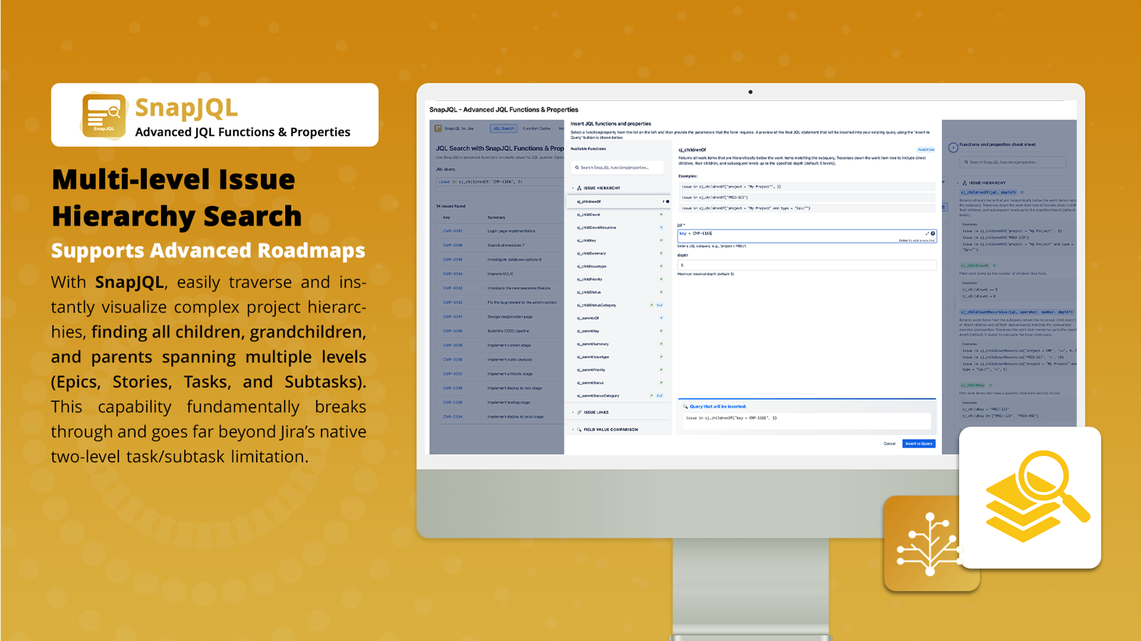 Multi-level Issue Hierarchy Search