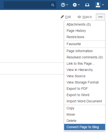 Convert Pages to Blog Posts