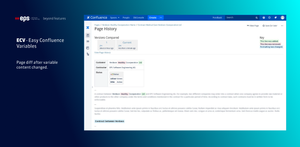 Page diff after variable content changed.