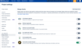 YACC can be enabled as a merge check on a repository level.