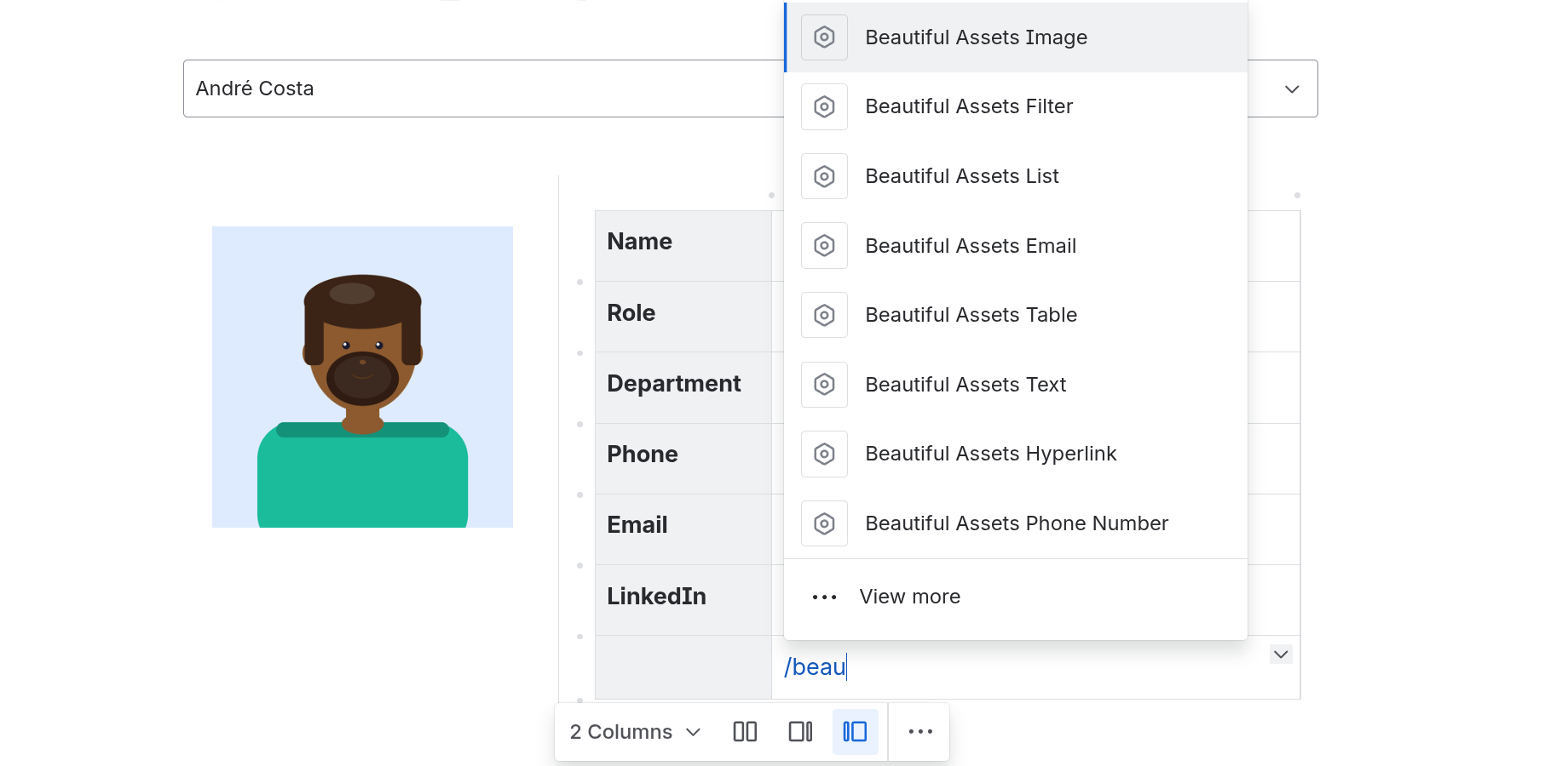 Overview of the macros that are available in the Beautiful Assets for Confluence app.