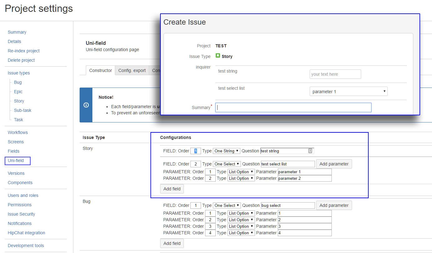 Define Custom field independently from Jira admin