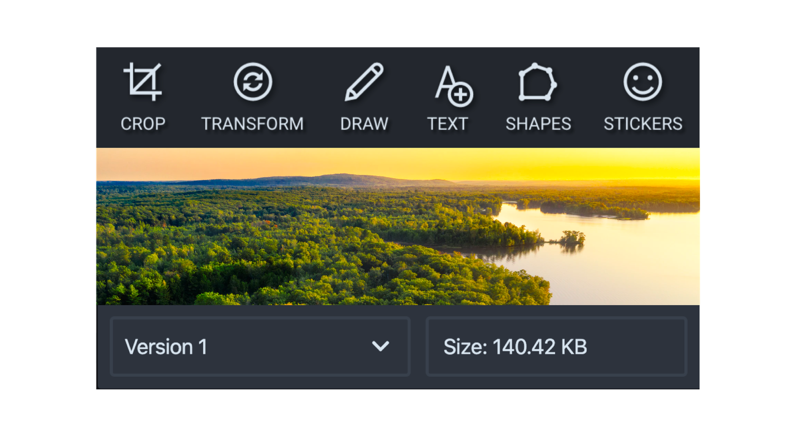 Track changes with built-in version control