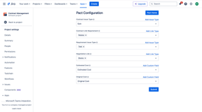 Configuration View: Manage contracts as Jira issues, leveraging the familiarity and functionality of your existing Jira workflow.