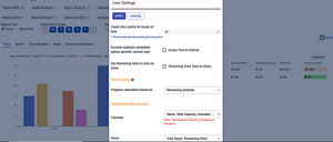 Multiple Settings to provide more flexibility for your team's capacity calculations