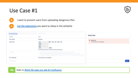 Keep your Confluence safe from dangerous and unwanted file types