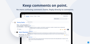 Threaded comments for Jira just like your teams have in Slack and MS Teams. 

The fastest way for teams to swarm on issues without making a mess of the comments.