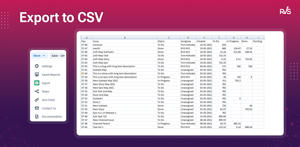 Export to CSV