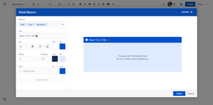 Macro editor on initial insert