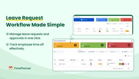 Manage leave requests and track employee time off effectively.