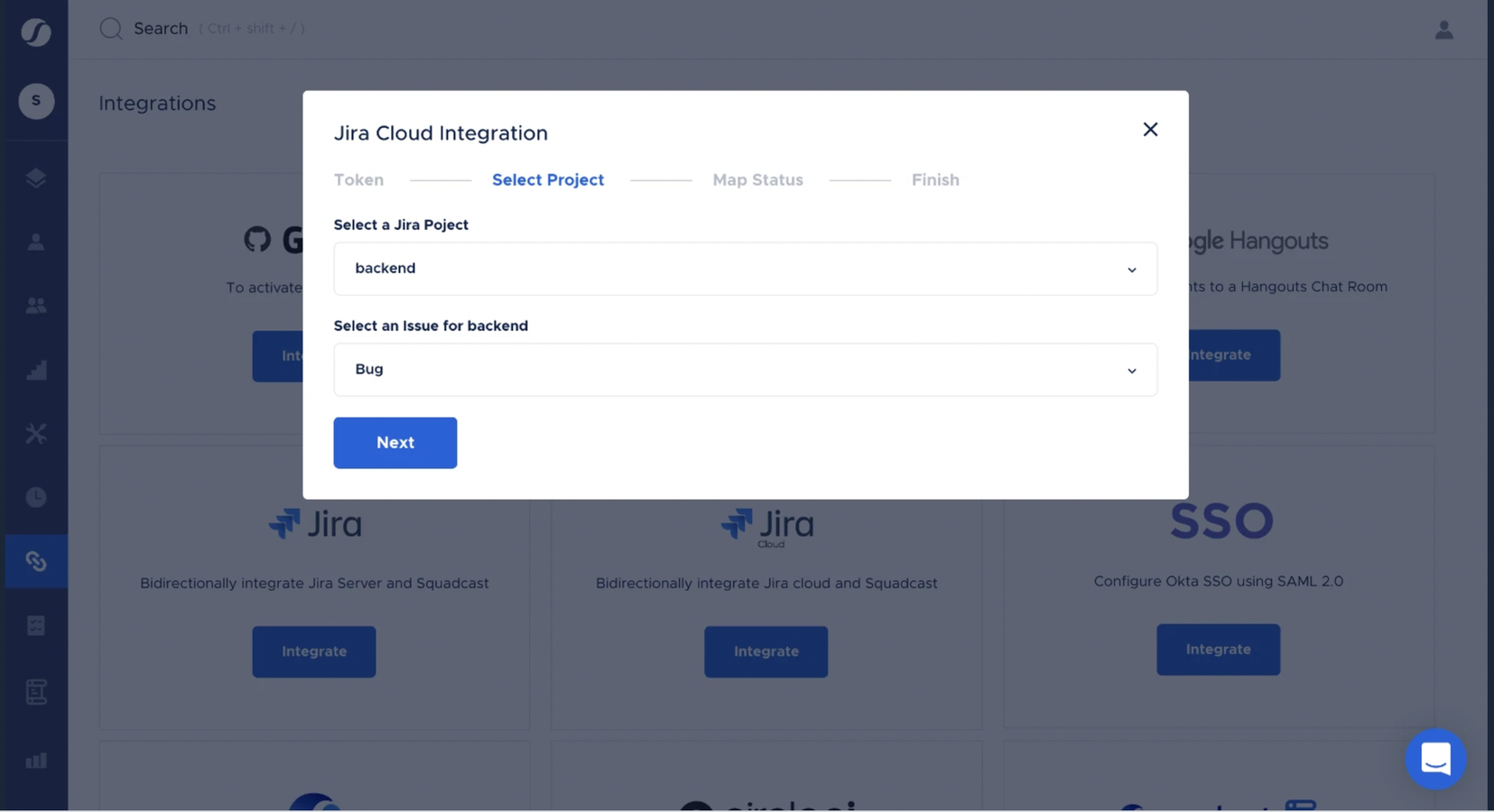Project and Issue Type Configuration.