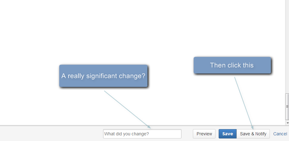 Replace the Notify Watchers option with a button