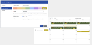 Integrate Google Calendars and any iCalendar based sources to the Work Time Calendar, and see your external events alongside Jira worklogs and planning records.