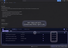 Turn any story into a spreadsheet. Dropdowns, checkboxes, dates, and more. Build the columns you need, then export the data whenever you need it out. Keep it private, or make it visible to the whole team.