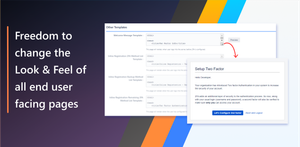 Freedom to change the look and feel of user facing pages