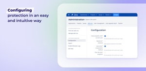 Configuring protection in an easy and intuitive way