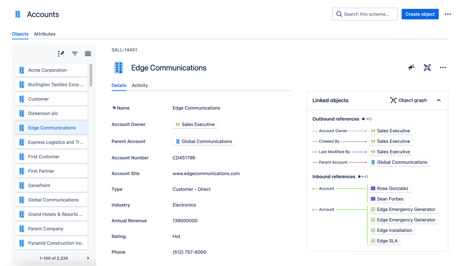 Sync your Salesforce CRM with JSM Assets