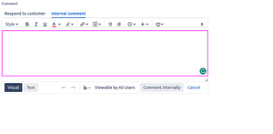 Service Desk Customer/Internal comment with added security and colorization. Colors can be defined only for the non-customer comments. You can also revert JSM to use the standard Jira comment plus several other options