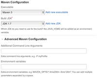 You can customize the Maven configuration, such as profiles, used during the download process.