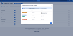 Connector share settings
