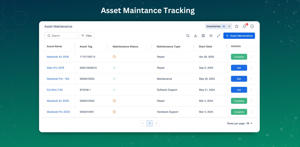 Asset Maintance Tracking