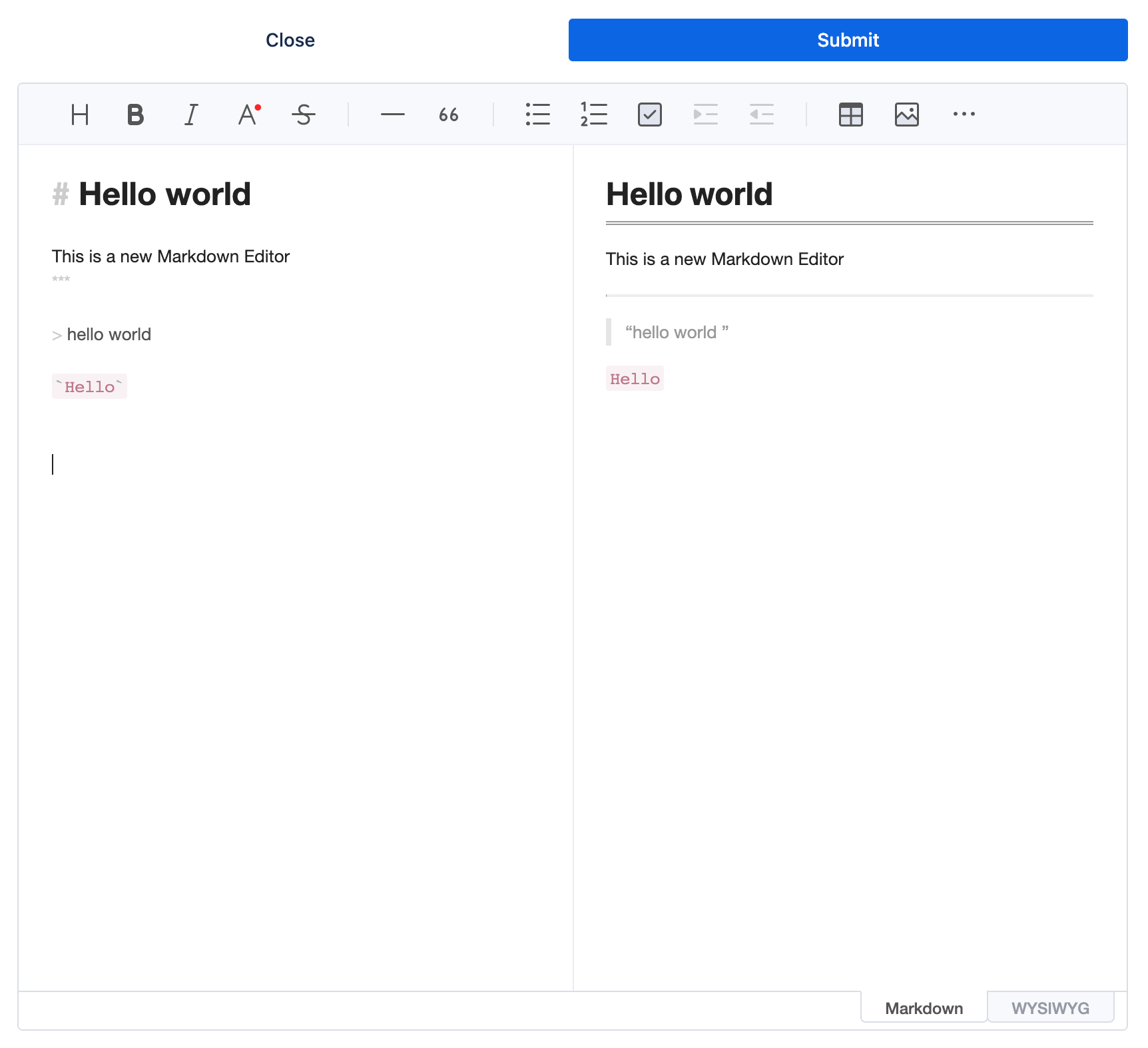 WYSIWYG, Live Preview