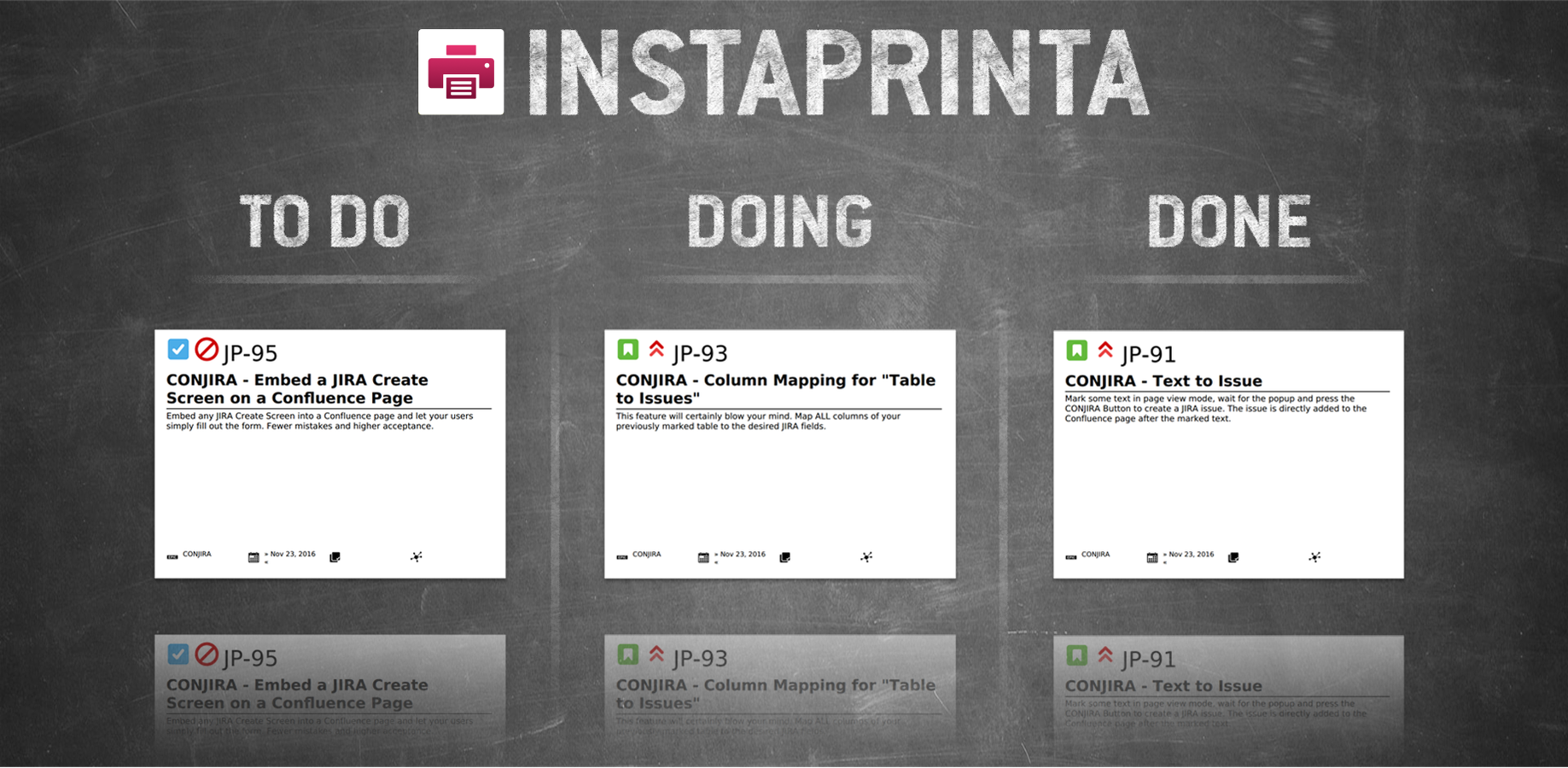 Real agile boards for Scrum and Kanban are still often paper-based.