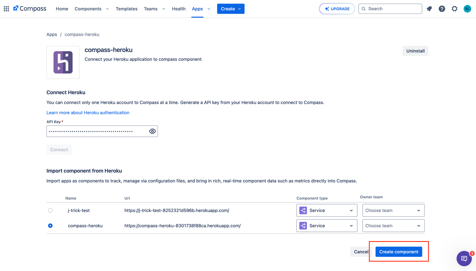 Import Heroku app