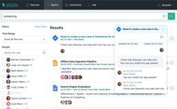 Search that works - across your Confluence spaces, Jira projects, and anywhere else you share knowledge.