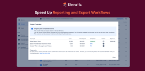 Faster Report Exports & Easy Tracking: Faster background processing, export tracking, and download access for 48 hours. Control content and space name inclusion.