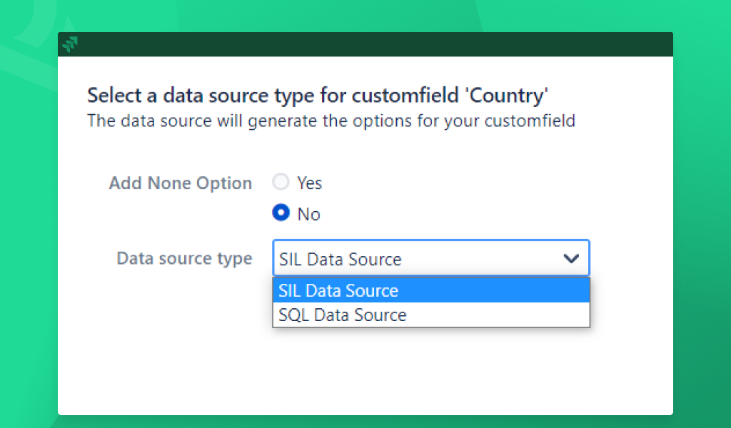 Import data from external databases and sync between systems keeping custom fields consistent. Use SIL® or SQL data sources.
