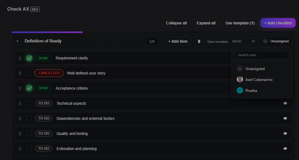 Add multiple custom checklists with their own items to any issue, adapting tracking to your team’s needs.
